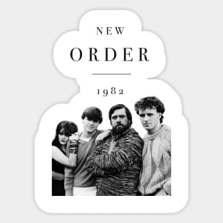 New Order 1982 Sticker